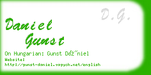 daniel gunst business card